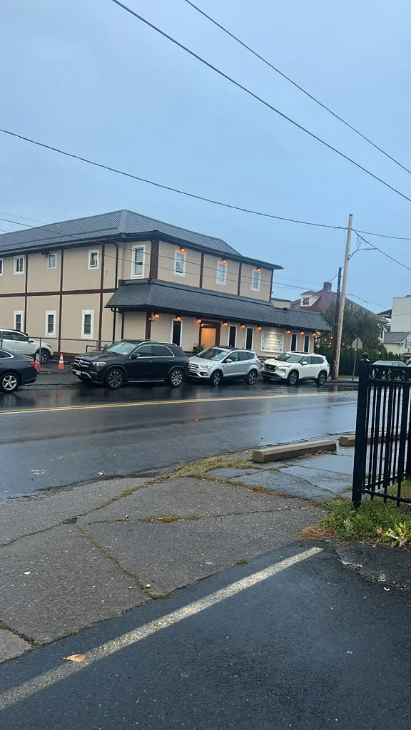 Commercial building project — street view