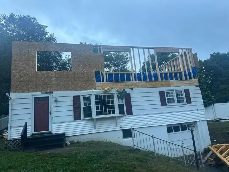 Second-story addition framing